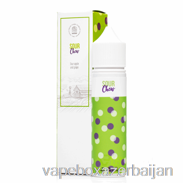 Vape Azerbaijan Sour Chew - Fresh Farms - 60mL 3mg